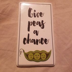 "Give Peas a Chance" Magnet